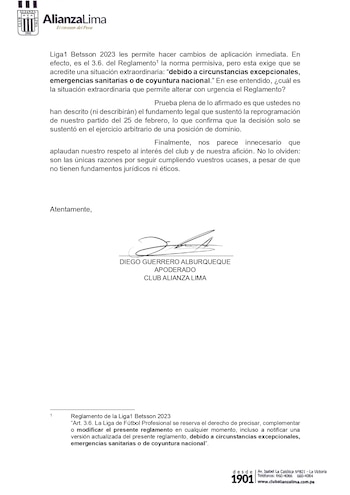 Los 'blanquiazules' afirman que aceptaron