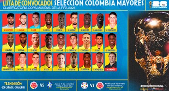 Convocatoria selección Colombia