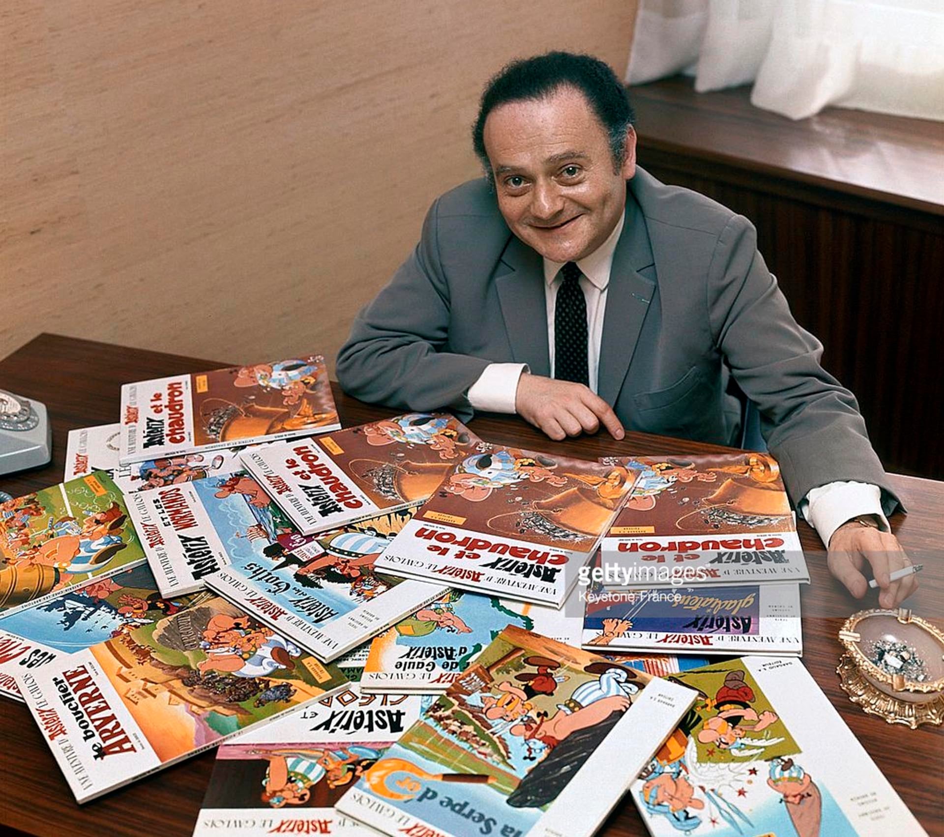La obra de Goscinny está traducida a más de 110 idiomas y hace reír desde hace 75 años a lectores de todo el mundo; el guionista firmó, entre otros, Astérix, Lucky Luke, El pequeño Nicolás e Iznogud