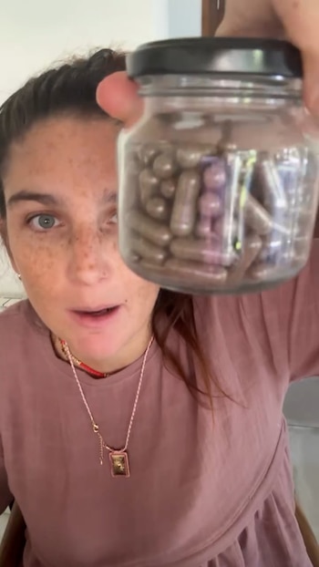 Las pastillas hechas con placenta