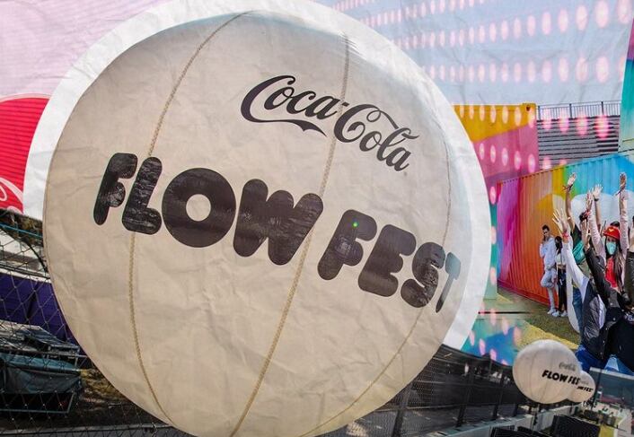 La cuenta principal del Flow Fest se hace presente en redes sociales Foto: Instagram/@cocacola_flow