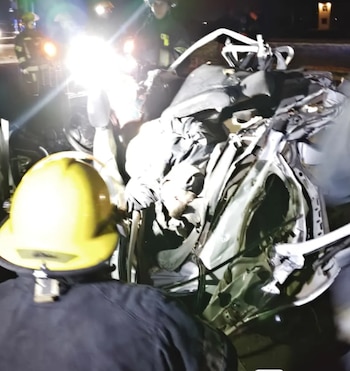 Lesões e prisões em acidentes de carro Amarok