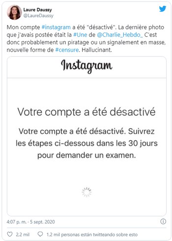 El posteo de una periodista