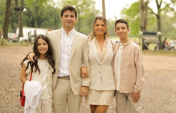 Miguel Martín con su esposa