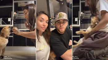 María Becerra mostró la intimidad de su hogar: de la cena a J Rei a los juegos con su nuevo perrito