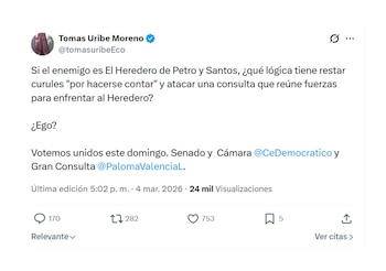 Además de hacer un llamado