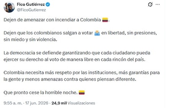 crédito @FicoGutierrez/X