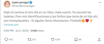 El cantante solicitó ayuda para