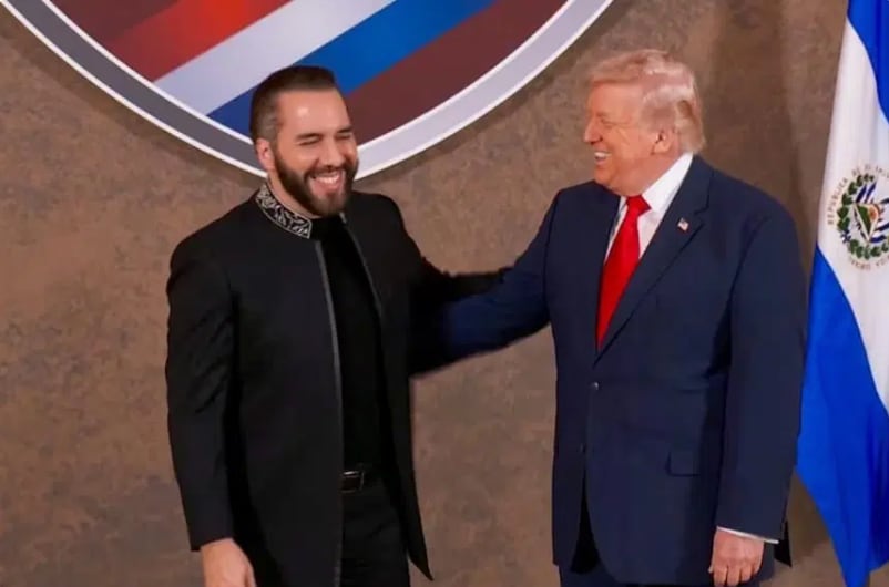 Donald Trump y Nayib Bukele mantienen una relación política cercana, con coincidencias en materia de seguridad, migración y combate al crimen organizado./ (Foto de cortesía)