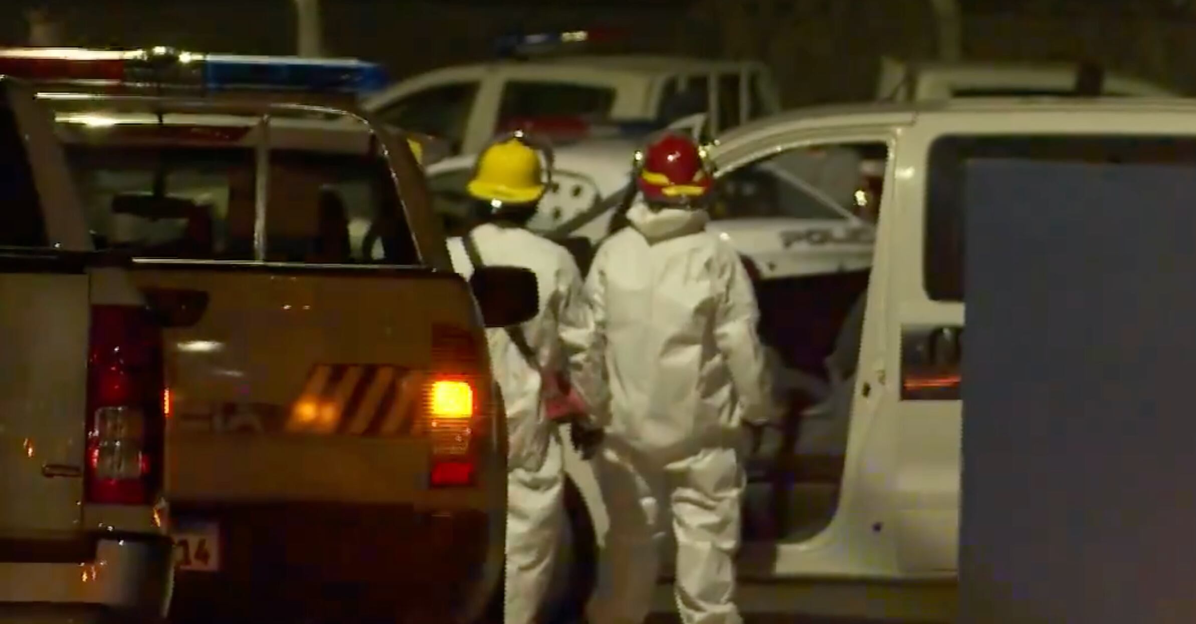 18 de Mayo (en Canelones, Uruguay) sacudida por un triple homicidio (Captura Telemundo/Canal 12)