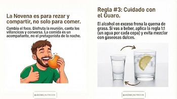 Además de la comida se