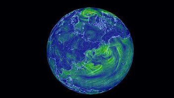 El vórtice polar se forma