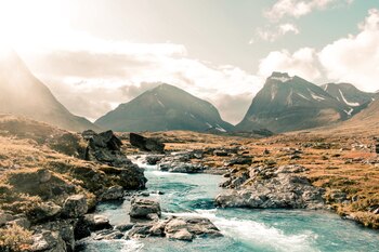 Pico de Kebnekaise, en Suecia