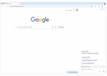 El panel lateral de Chrome