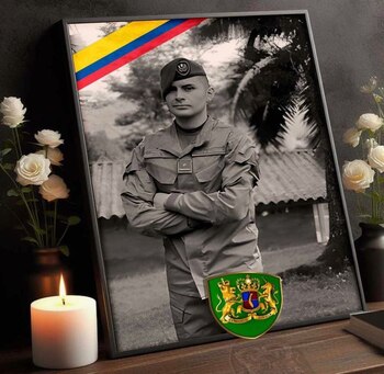 Foto publicada junto a mensaje