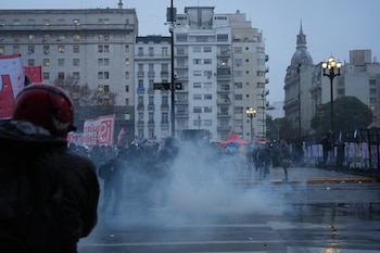 Marcha Congreso - Ley de Tierras - 6 de agosto - Incidentes