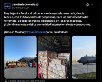 Cancillería de Colombia - crédito @CancilleriaCol/x