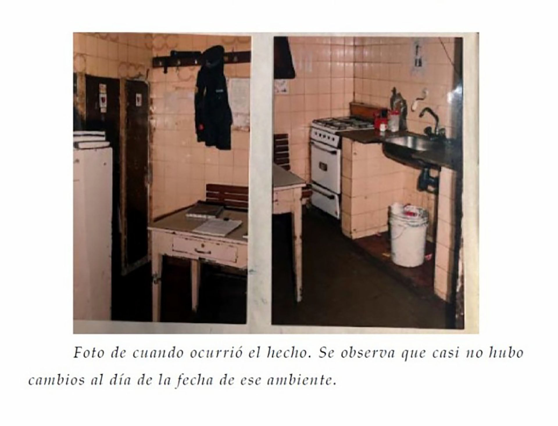 Imagen del interior de la ex Comisaría 5ta. de la Policía Federal. Foto: dictamen de la PROCUVIN