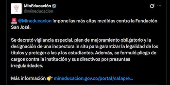 Ministerio de Educación detalló que