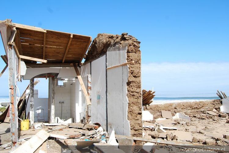 En 2010 ocurrió el sismo fuerte más reciente de Chile.(Archivo Fotográfico y Digital de la Biblioteca Nacional de Chile)