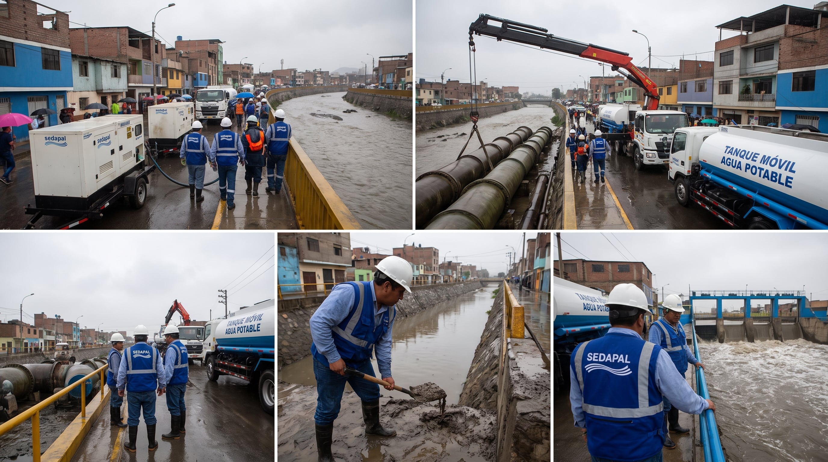 Personal de SEDAPAL realiza trabajos de mantenimiento y preparación de la infraestructura hídrica en Perú, anticipando los efectos del Fenómeno El Niño previsto para 2026-2027. (Imagen Ilustrativa Infobae)
