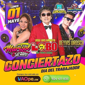 Agenda de conciertos por el