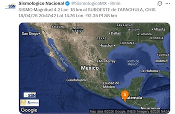 (X: Sismológico Nacional)