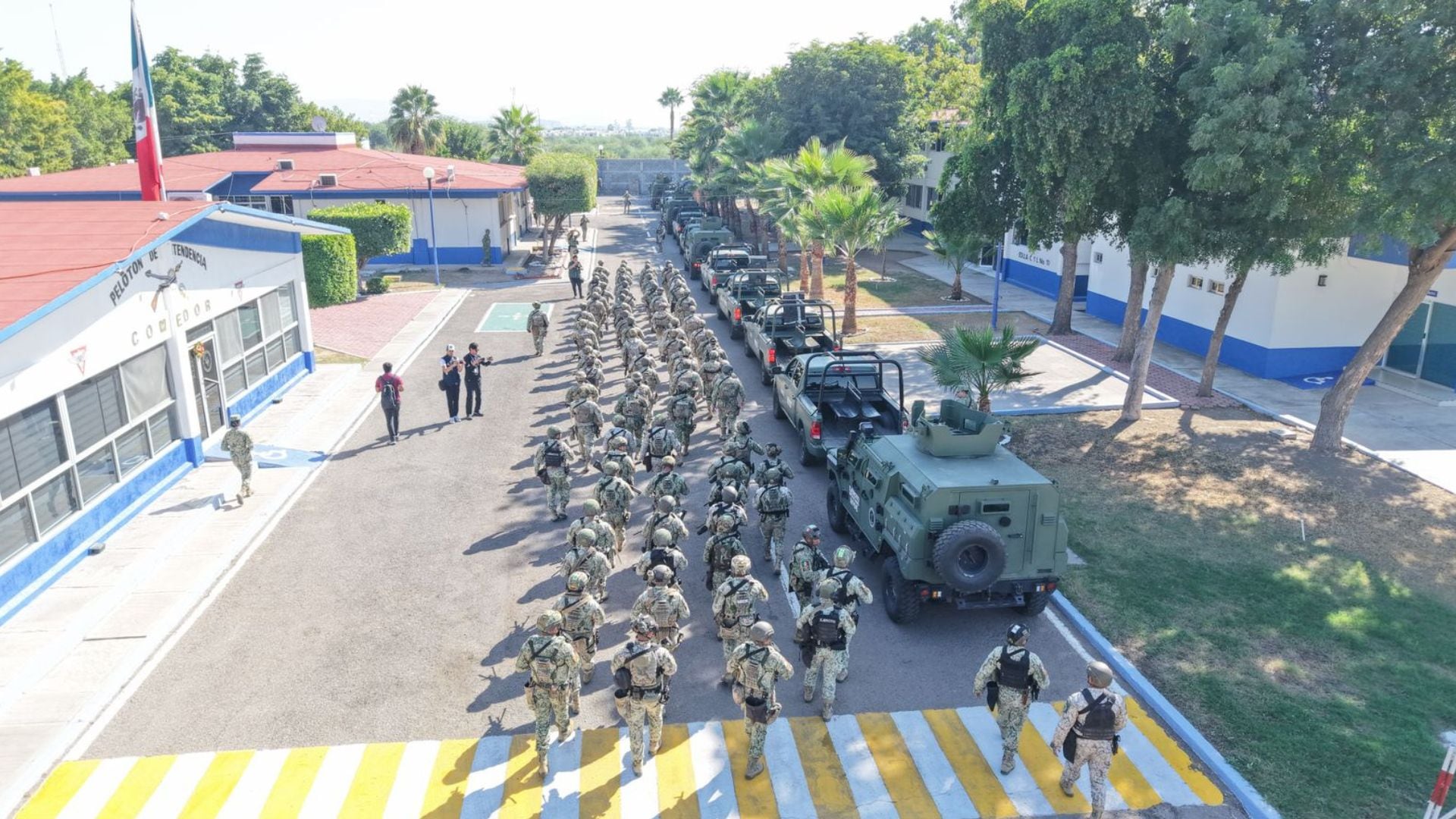 180 militares llegan a Sinaloa. (SSP Sinaloa)