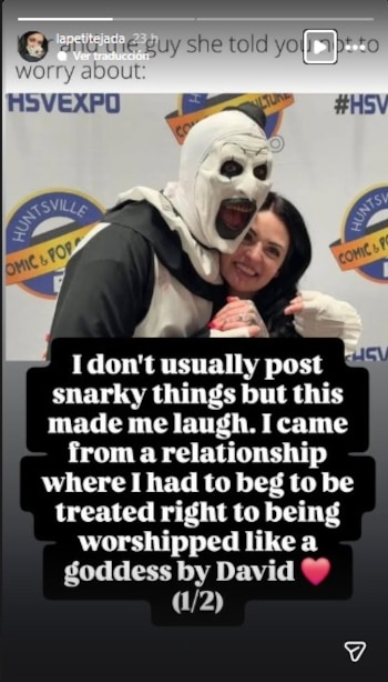 Jada Christie también compartió su sentir en Instagram. (Instagram)