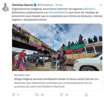 Minga Indígena a Cali