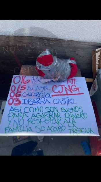 Con estos objetos, el CJNG