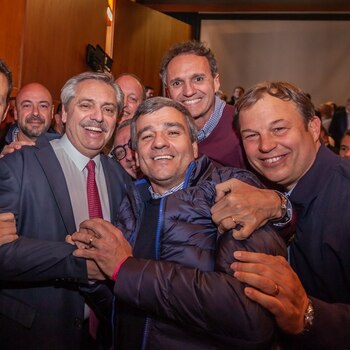 Alberto Fernández en Rosario con