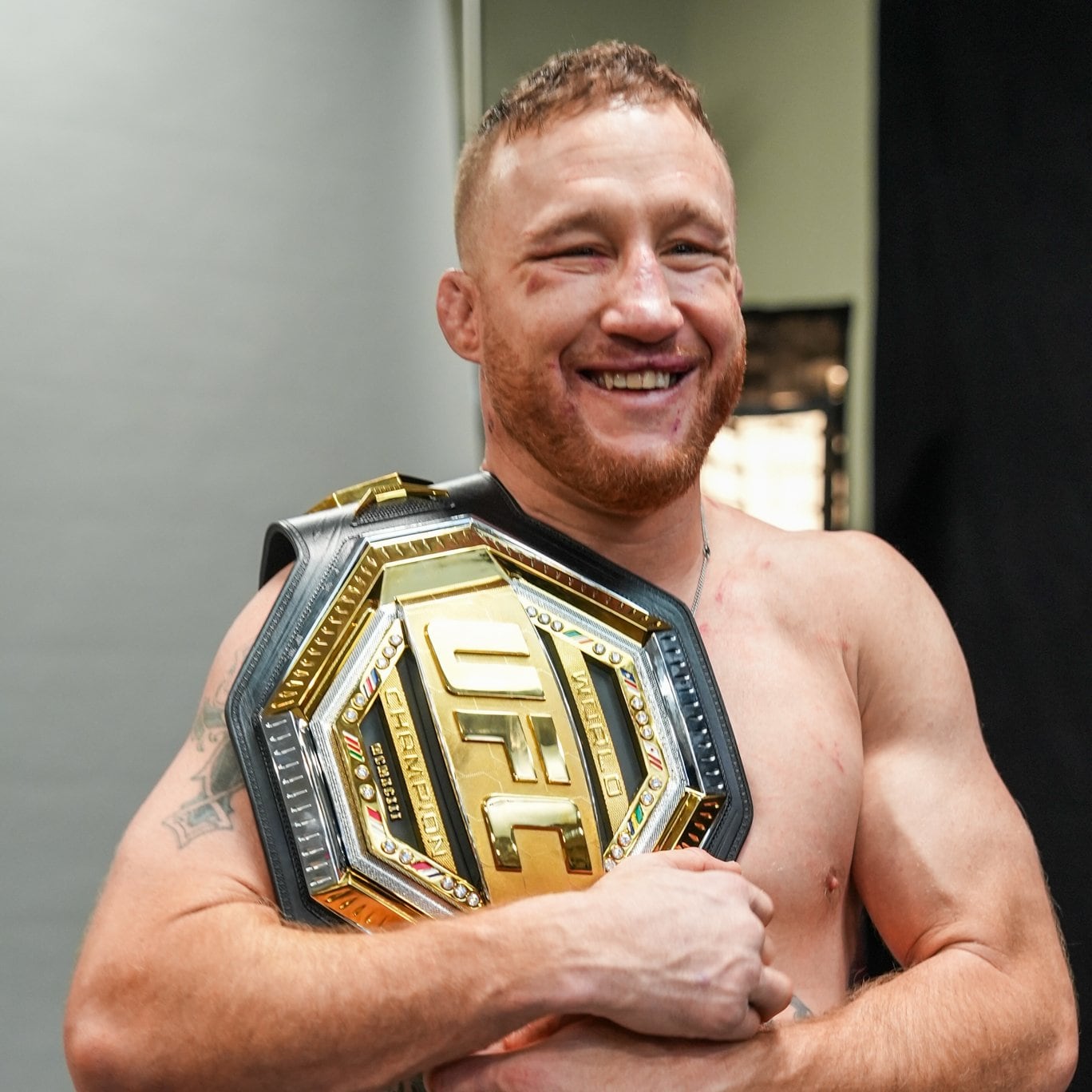 El luchador Justin Gaethje (imagen de la UFC)
