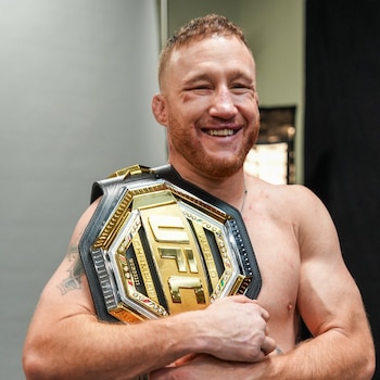 El luchador Justin Gaethje (imagen de la UFC)