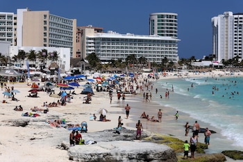 La temperatura media en Cancún