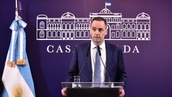 El vocero presidencial Manuel Adorni