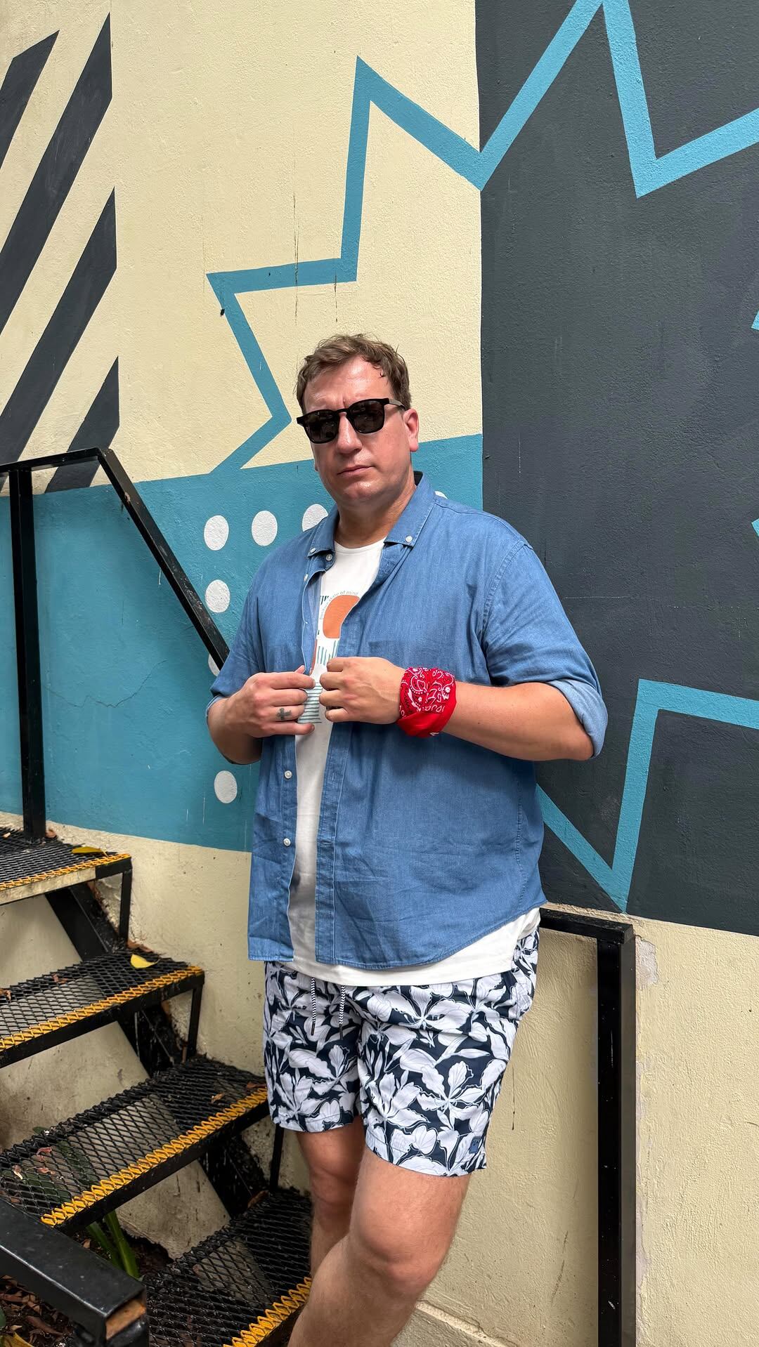 Maxi Lópezy el look elegido al anunciar su presencia en Olga durante el verano próximo (Instagram)