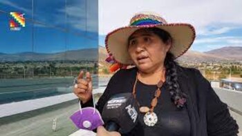 Lourdes Huanca se refirió a