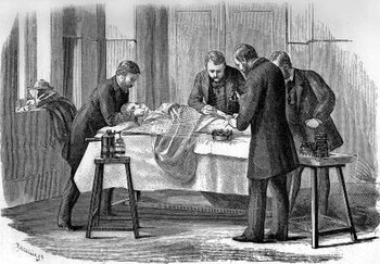 Después de realizar una necropsis,