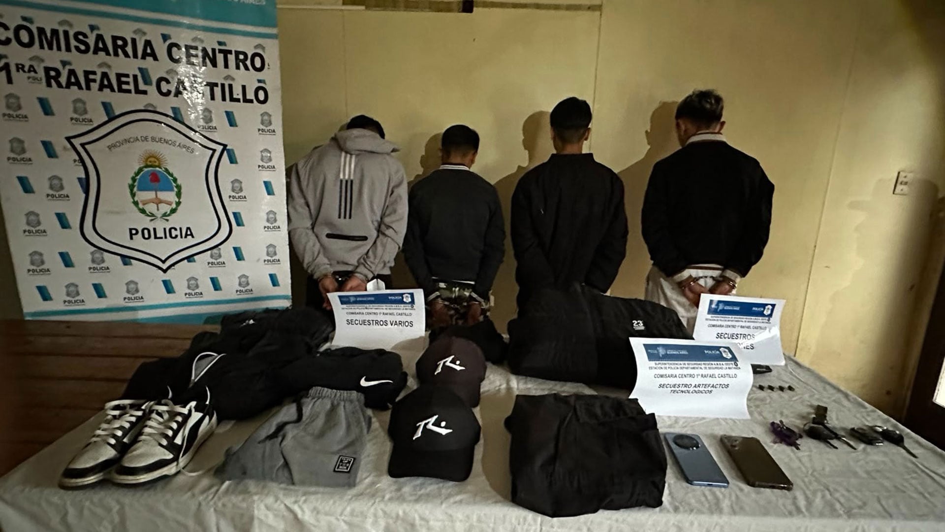 Los detenidos