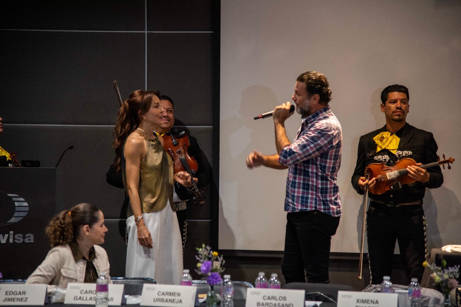 La actriz festejó así