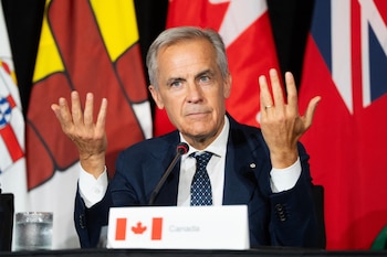 El primer ministro canadiense, Mark Carney (AP)