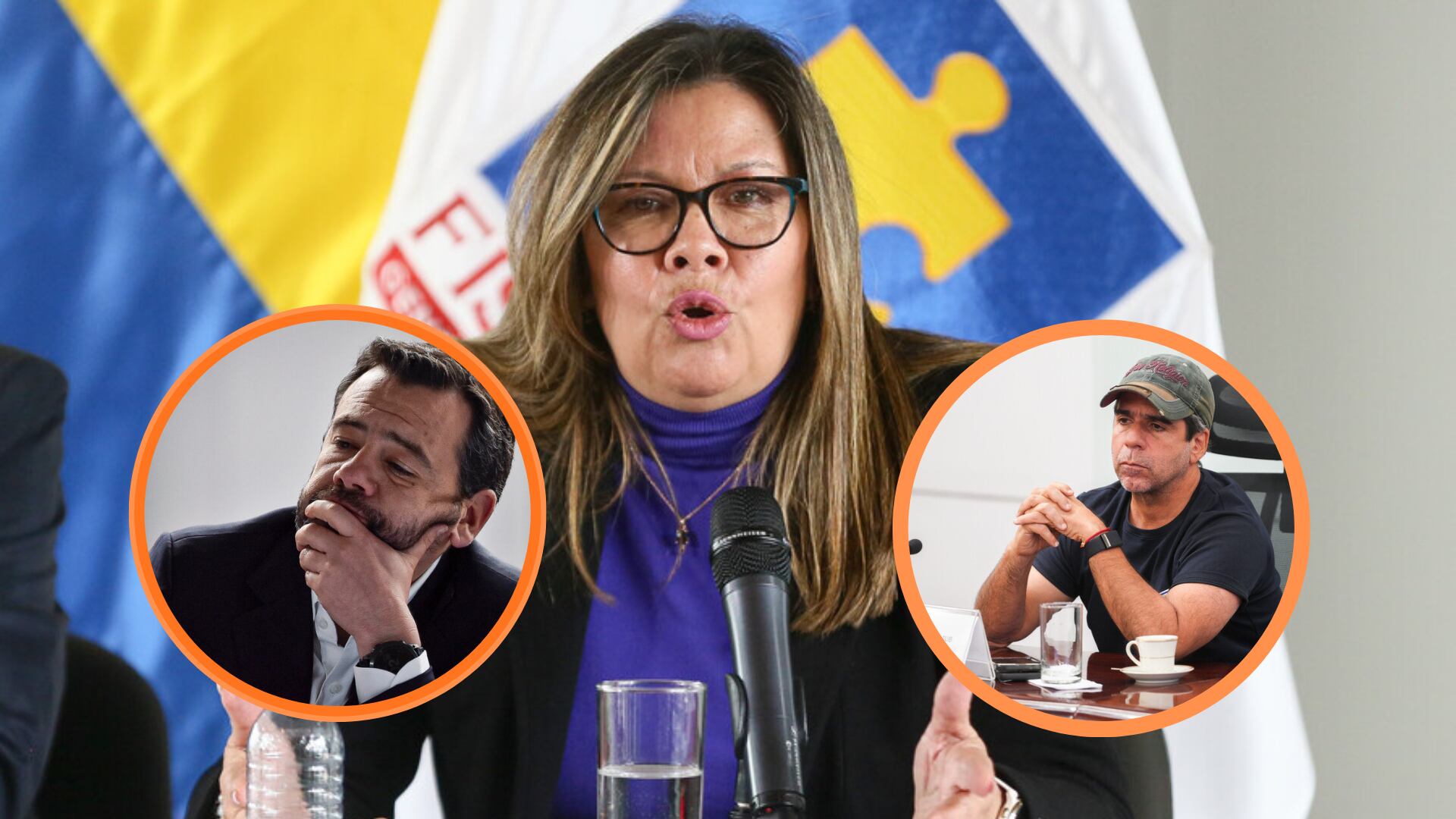 Los alcaldes Carlos Fernando Galán y Alejandro Char acudieron a las Fiscalía para buscar reformas en los procedimientos judiciales - crédito Colprensa