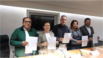 Cinco diputados del PRI en