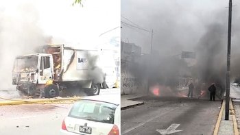 Nueva Pompeya: un camión de