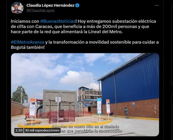 Publicación de la entrega de