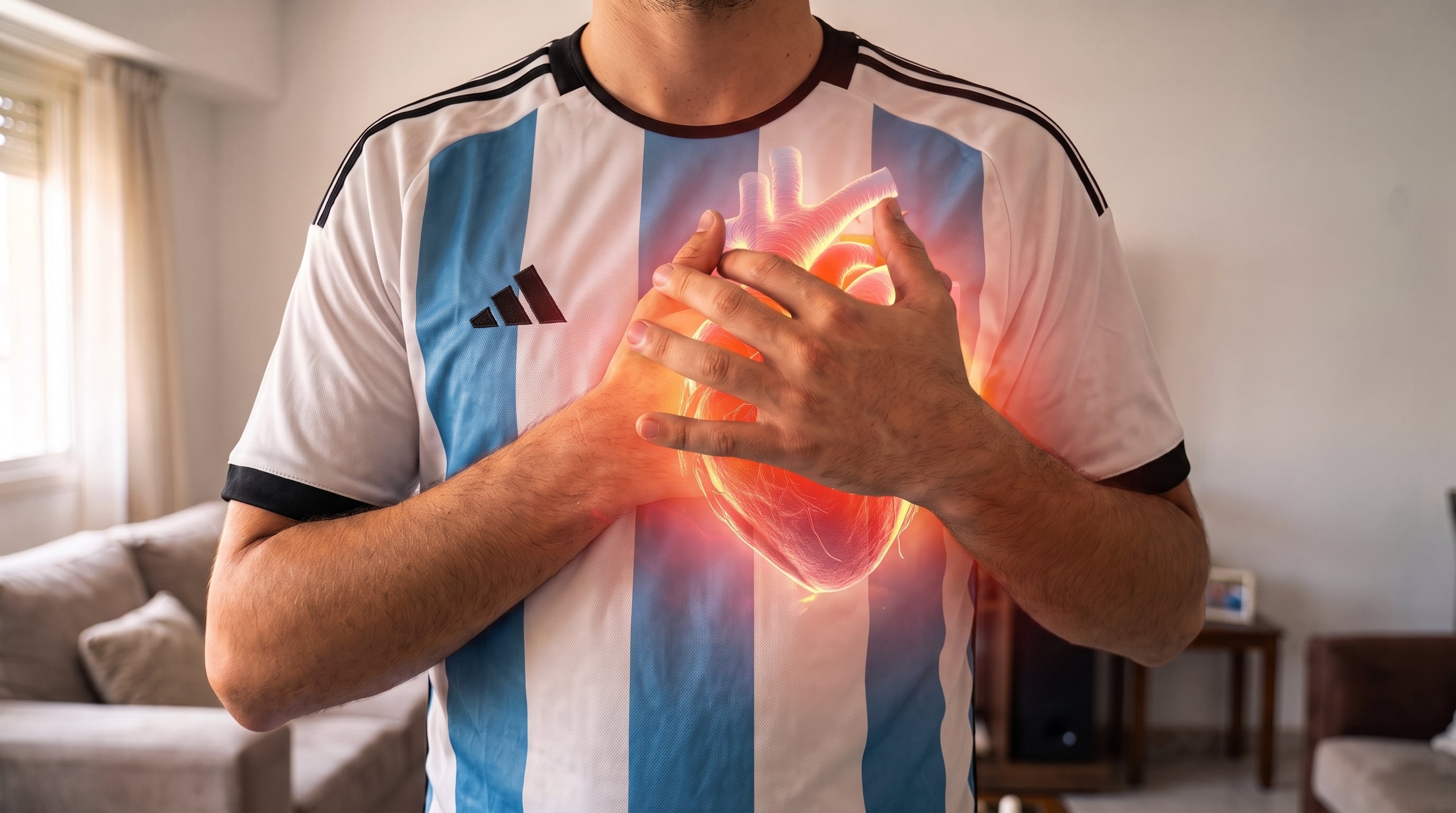 Ver un partido de fútbol eleva el cortisol, la hormona del estrés, sobre todo en hombres, jóvenes y aficionados con fuerte identificación con su equipo (Imagen Ilustrativa Infobae)