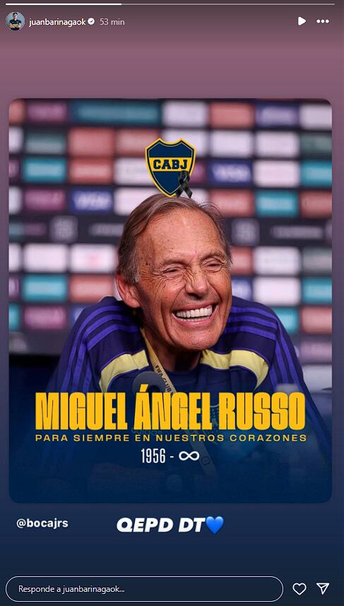 La historia que subió Juan Barinaga