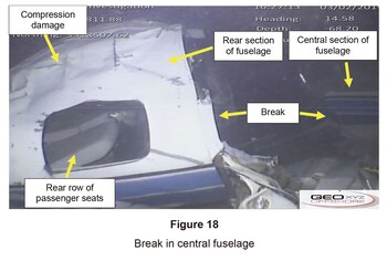 La rotura en la parte