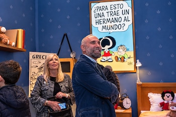 Imagen complementaria de En fotos: la presentación de Mafalda Inmersiva reunió a famosos, artistas y escritores